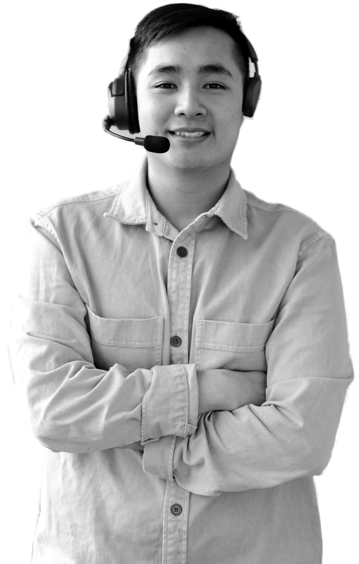A DVGVoIP agent on a headset comparing phone providers